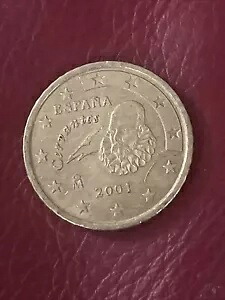 50 ユーロ セント コイン スペイン 2001 (M ラベル) 希少品｜WORLD RESOURCE【KING店】 120,450円