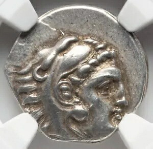 NGC Ch XF アレキサンダー大王 3 世、紀元前 336 ~ 323 年、王国マケドニア ギリシャ ドラクマ コイン|WORLD RESOURCE【KING店】