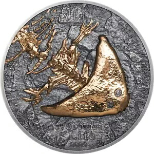 ディプロカウルス「生命の進化」シリーズ 1オンス銀貨 - モンゴル発行 2020｜WORLD RESOURCE【KING店】