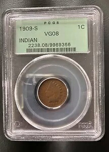 キー日付 1909 南インディアンヘッドセント PCGS VG 08 OGH｜WORLD RESOURCE【KING店】