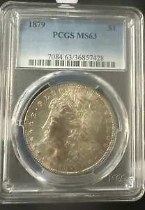 1879 PCGS MS63 モーガン シルバー ダラー スーパー トーニング|WORLD RESOURCE【KING店】
