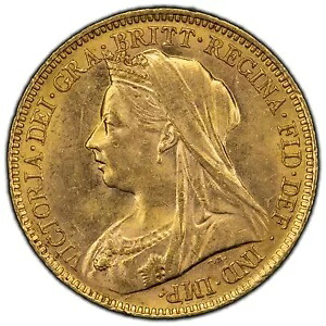 1901年 イギリス 1/2 ハーフソブリン金貨