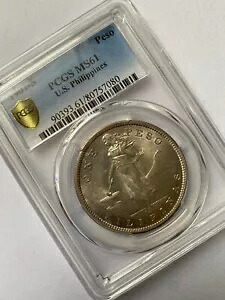1 ペソ 1907-S 米国-フィリピン アメリカ合衆国 コイン 光沢 PCGS MS61｜WORLD RESOURCE【KING店】