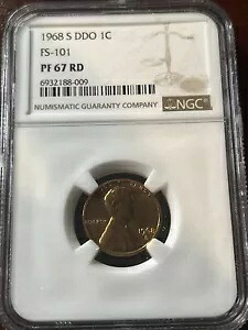 1968 S メモリアル プルーフ ペニー エラー PCGS 認定 DDO PR67 RD FS-101｜WORLD RESOURCE【KING店】