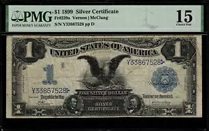 1899 $1 シルバー証明書 FR-229a - 「ブラック イーグル」 - グレード PMG 15 - キーノート｜WORLD RESOURCE【KING店】