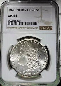 1878 7TF Rev 78 モルガン ドル MS 64 NGC シルバー 未流通 - 素敵なコイン｜WORLD RESOURCE【KING店】