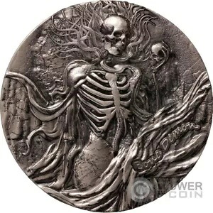 BONE DEMON 2 オンス シルバー コイン 2000 フラン カメルーン 2025｜WORLD RESOURCE【KING店】 156,750円