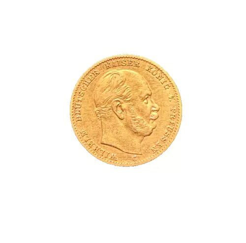 ドイツ プロイセン 1873 C ゴールド 10 マーク XF｜WORLD RESOURCE【KING店】