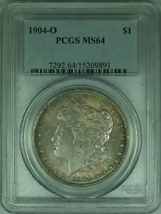 1904-O モーガン シルバー ダラー S$1 PCGS MS-64 ダークパープル トーニング (31 D)