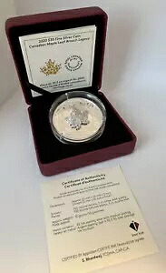 2020 $30 上質銀貨カナダ メープル リーフ ブローチ レガシー 172026
