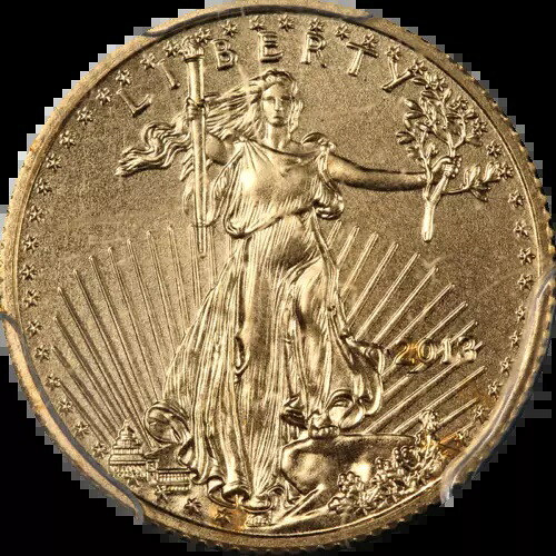 2013 ゴールド アメリカン イーグル $5 PCGS MS70 フィリップ ディール オートグラフ ラベル