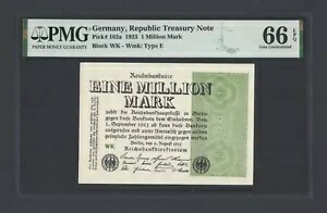 楽天市場】インフレドイツマルク 1922年 加刷100万マルク 極美品