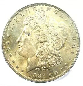 1882-O モーガン シルバー ダラー $1 - ICG MS65 - MS65 では希少 - $1,290 相当!|WORLD RESOURCE【KING店】