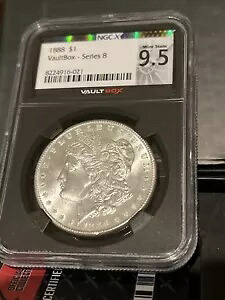 1888 モルガン ドル MS-65 NGCx 9.5 ボールト ボックス シリーズ 8 PQ コイン!ブラストホワイト|WORLD RESOURCE【KING店】