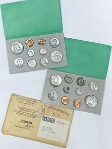 1958 ダブル日付ミント セット 郵送用封筒付き - 合計 20 ニース コイン｜WORLD RESOURCE【KING店】