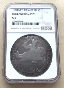 オランダ 1660 オランダ 1 ダカット NGC 銀貨｜WORLD RESOURCE【KING店】