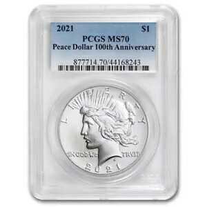 2021 シルバーピースダラー MS-70 PCGS|WORLD RESOURCE【KING店】