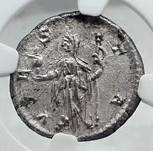 JULIA MAMAEA 本物の古代 226AD 本物のシルバー ローマ コイン VESTA NGC i81395|WORLD RESOURCE【KING店】