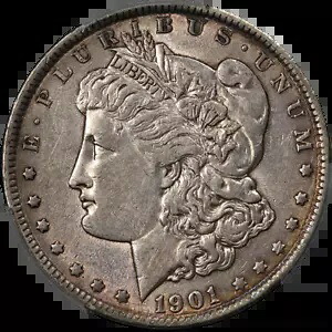 1901-P モーガン シルバー ダラー PCGS AU50 ナイス アイ アピール ナイス ストライク｜WORLD RESOURCE【KING店】 177,650円