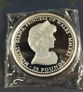 楽天市場】SV925 ダイアナ妃メモリアルコイン 硬貨 記念メダル 記念