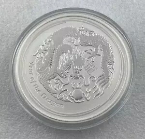 2012 オーストラリア ドラゴン年 5 オンス 未流通パースミント $8 コイン｜WORLD RESOURCE【KING店】