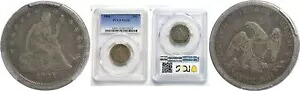 1864 25C 着席リバティ クォーター PCGS VG-10｜WORLD RESOURCE【KING店】
