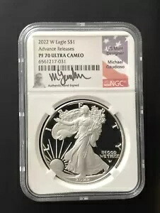 2022-W Silver Eagle Advanced が NGC PF70 Michael Gaudioso サイン入り NR をリリース!｜WORLD RESOURCE【KING店】 179,850円