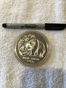 1987 中国 5オンス シルバー パンダ ロング BCH COMMEM INT COIN EXPO
