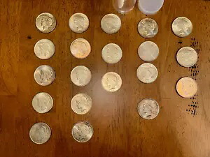 20 のロール (20) * 米国平和ドル銀貨 * 1 ドル硬貨 * 1922 ～ 1926 年に流通｜WORLD RESOURCE【KING店】