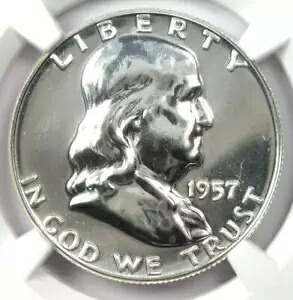 1957 プルーフ フランクリン ハーフダラー 50C コイン - NGC PR69 (PF69) - 685 ドル相当!|WORLD RESOURCE【KING店】