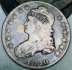 1820/19 キャップド バスト ハーフダラー 50C グレードなし選択 90% シルバー 米国コイン CC21939