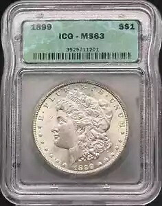 1899 モーガン シルバー ダラー ICG MS-63