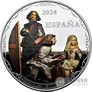 LAS MENINAS ディエゴ ベラスケス 425 周年記念銀貨 50 ユーロ スペイン 2024｜WORLD RESOURCE【KING店】