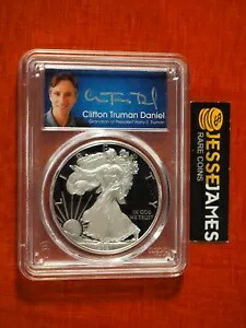 2021 W プルーフ シルバー イーグル PCGS PR70 DCAM T1 アドバンス リリース クリフトン トルーマン サイン