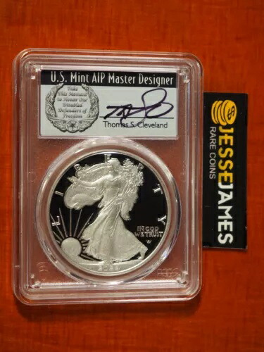 2024 W プルーフ シルバー イーグル PCGS PR70 DCAM アドバンス リリース クリーブランド リース ラベル｜WORLD RESOURCE【KING店】