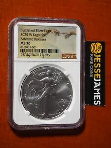 2024 W バーニッシュシルバー イーグル NGC MS70 アドバンスがマグナム オーパス ラベルをリリース｜WORLD RESOURCE【KING店】