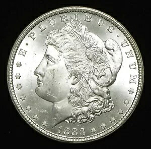 1883-CC モルガン シルバー ダラー BU コイン (B26)｜WORLD RESOURCE【KING店】