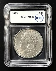1883 P モルガン ドル #312 BU MS63 / 素晴らしい外観のコイン / 写真参照 - 認定済み｜WORLD RESOURCE【KING店】