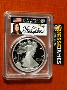 2022 S プルーフ シルバー イーグル PCGS PR70 DCAM アドバンス リリース ステファニー セイビン サイン入り｜WORLD RESOURCE【KING店】