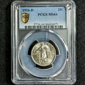 1926-D クォーター 25c PCGS MS64 46604071｜WORLD RESOURCE【KING店】