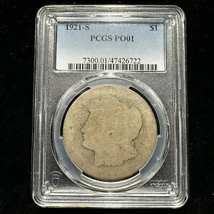 1921 S モーガン シルバー ダラー PCGS PO01 Poor 1 LOWBALL Low PR1 レジストリ セット