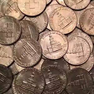 400 ロット 1976 P D ケネディ生誕 200 周年記念ハーフダラー $200 F.V. -流通コイン