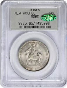 新しいロシェル記念シルバー ハーフダラー 1938 MS65 PCGS (CAC)