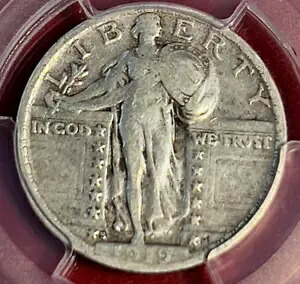 PCGS VF-25！ 1919 S スタンディング リバティー クォーター