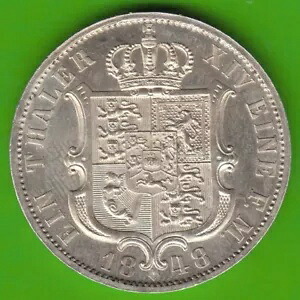 コイン ターラー シルバー ハノーファー ターラー 1848 B ファースト グッド nswleipzig｜WORLD RESOURCE【KING店】
