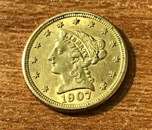 1907 リバティヘッド 2.50 ドル金貨｜WORLD RESOURCE【KING店】