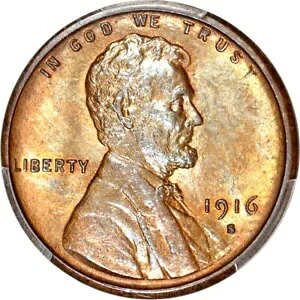 1916-S 1C リンカーン セント PCGS MS64RB