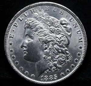 1885 -O モルガン ドル 1 ドル、アメリカ合衆国アメリカコイン