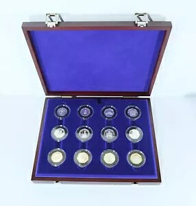 2003 コロネーション シルバー プルーフ 12 コイン 50p 50 ペンス セット コレクション チャンネル アイル｜WORLD RESOURCE【KING店】