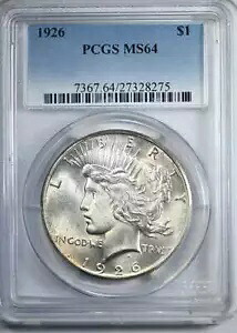 1926 年平和ドル 1 ドル PCGS MS64